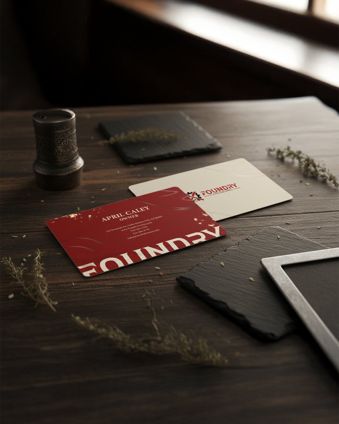 Foundry Business Card Design